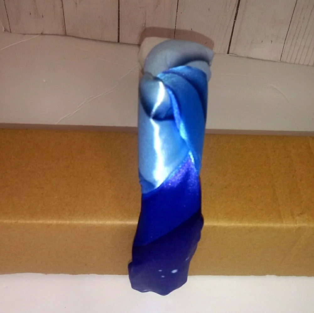 ombre blue and whiteKnotted Structured Headband